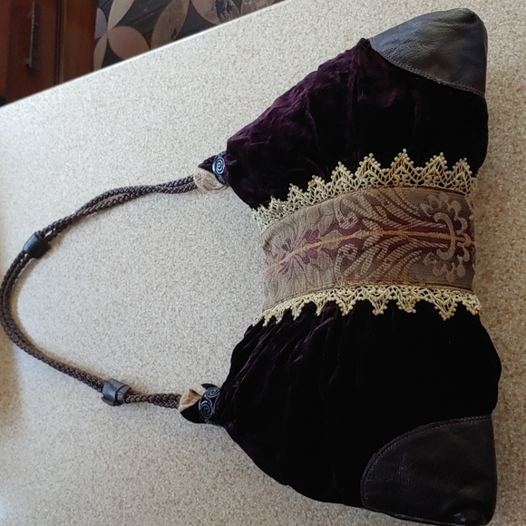 Handbags - Gypsy Shoulder Bag Velvet & Tapestry